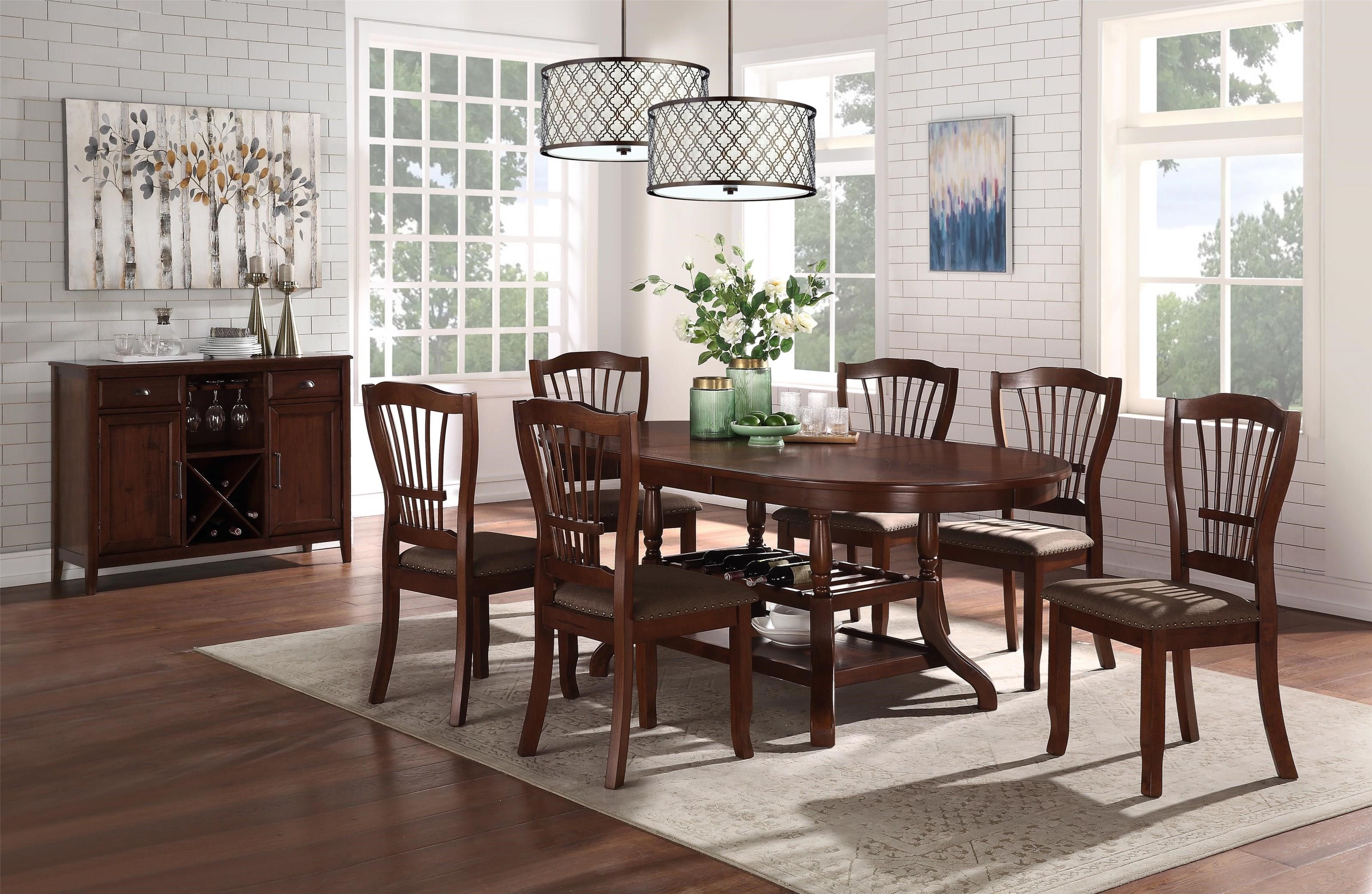 Crown Mark Hartwell 5 Piece Counter Height Dining Set Darvin